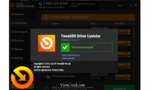TweakBit Driver Updater 2.2.9 Crack + License Key (Latest Version)